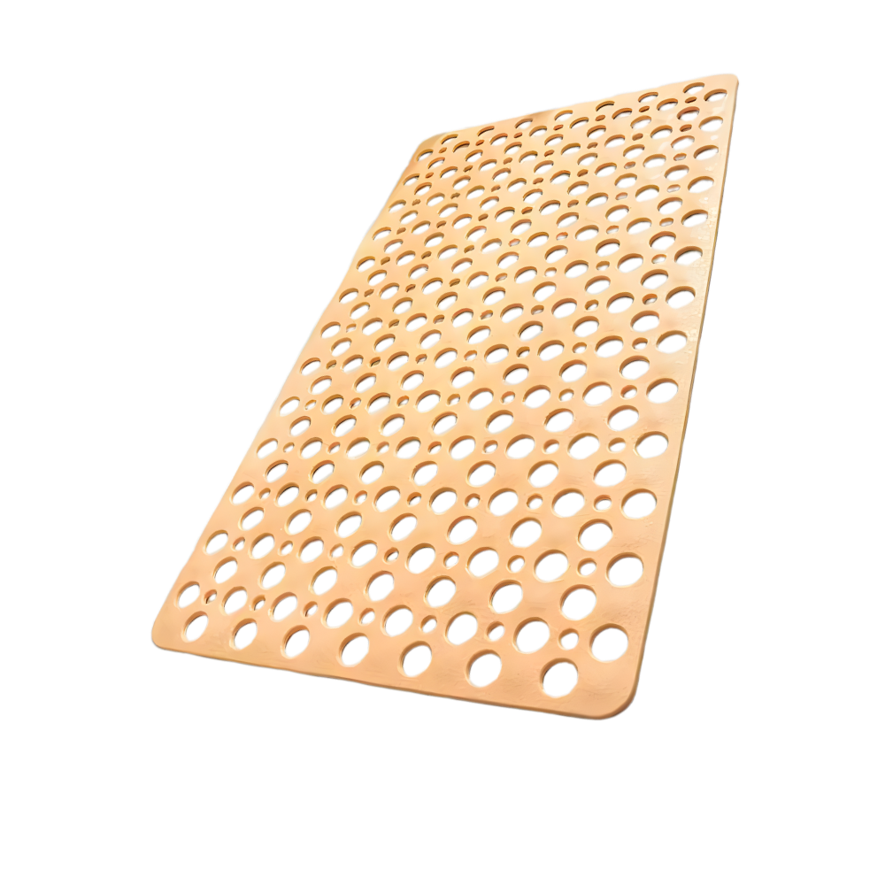 Lugnande säkerhetsbadrumsmatta -Gul - Ozerty