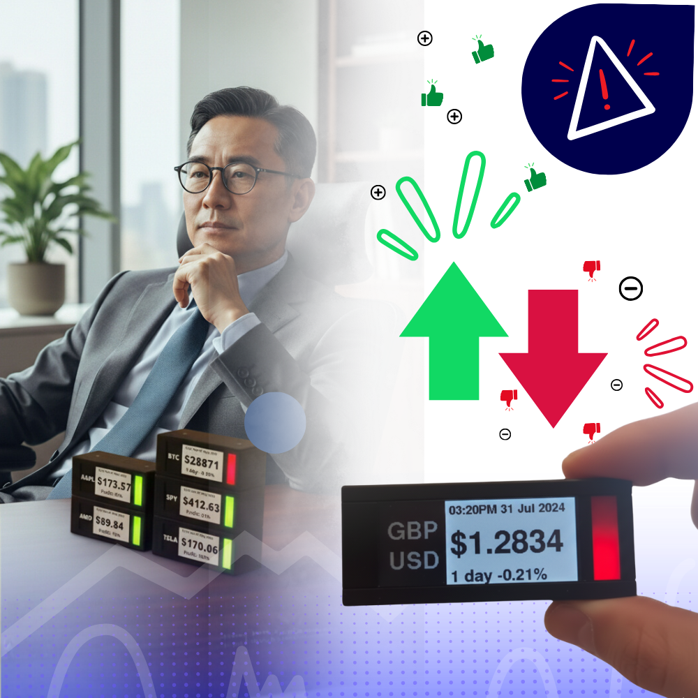 Stapelbar kryptoticker i realtid - Ozerty