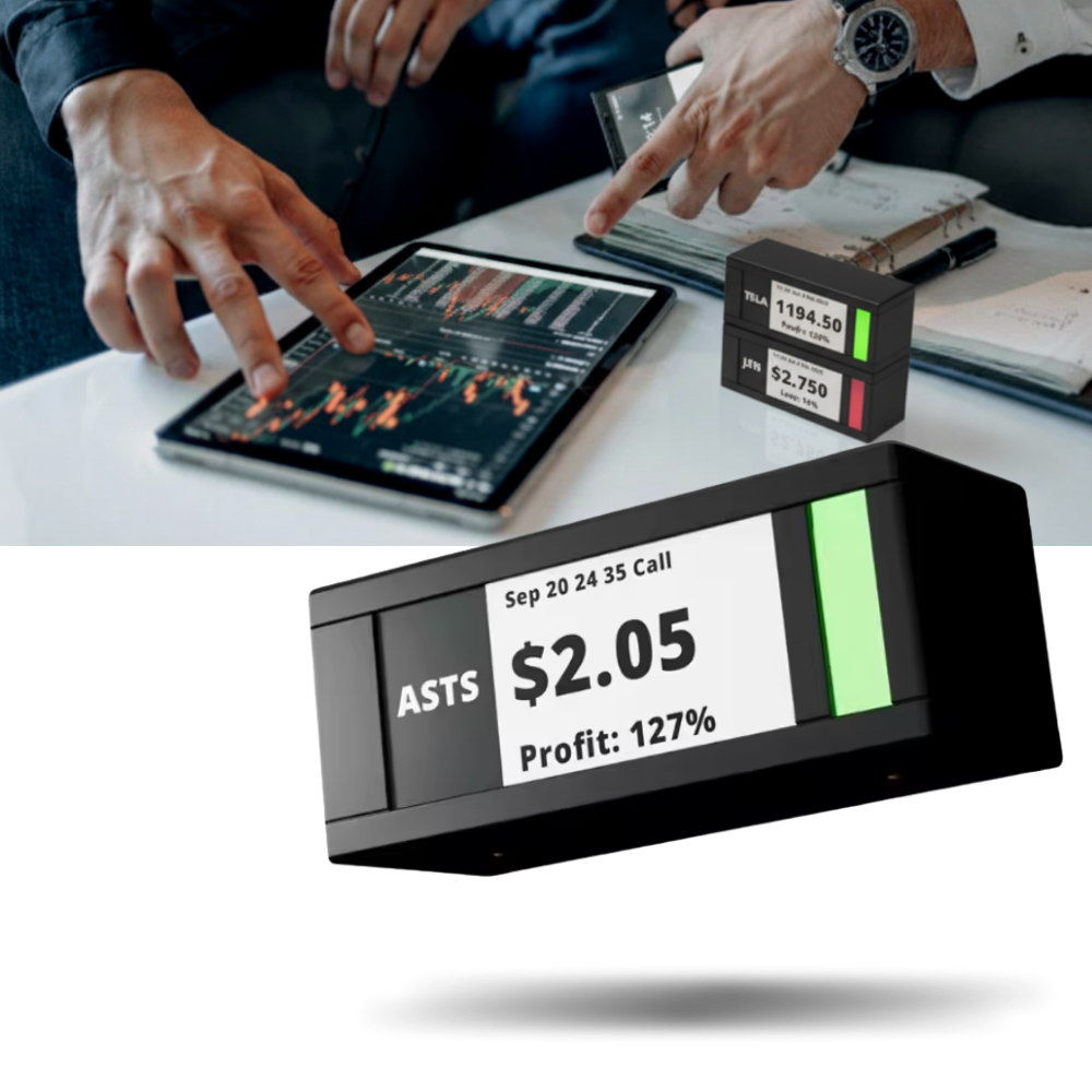 Stapelbar kryptoticker i realtid - Ozerty