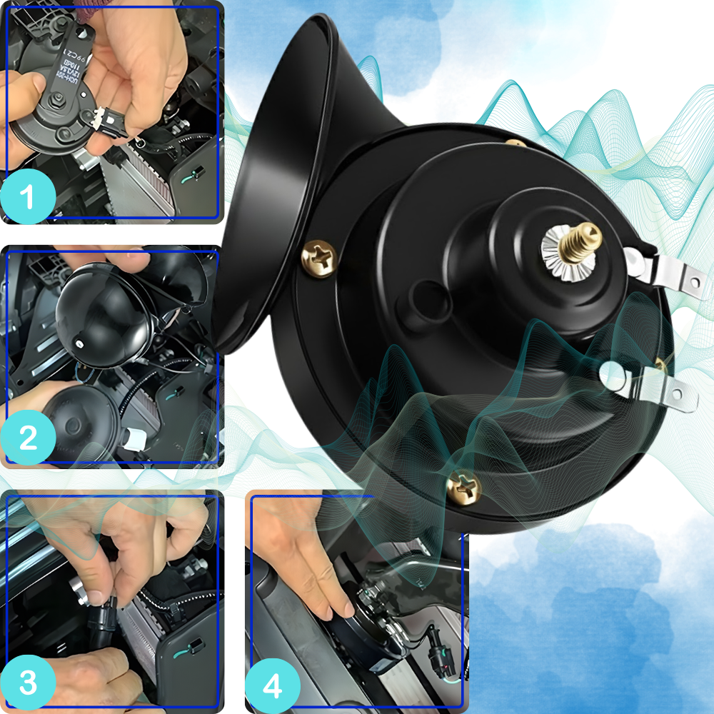 Superhögljutt lastbilshorn - Ozerty