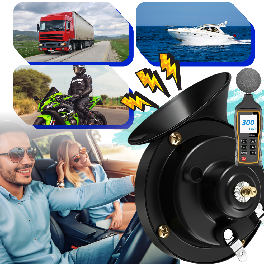 Superhögljutt lastbilshorn - Ozerty