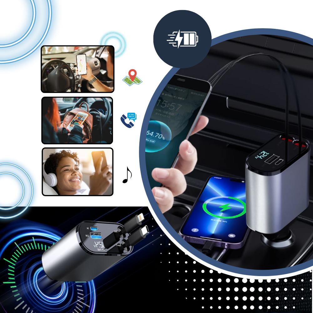 Teleskopisk billaddningsstation - Ozerty