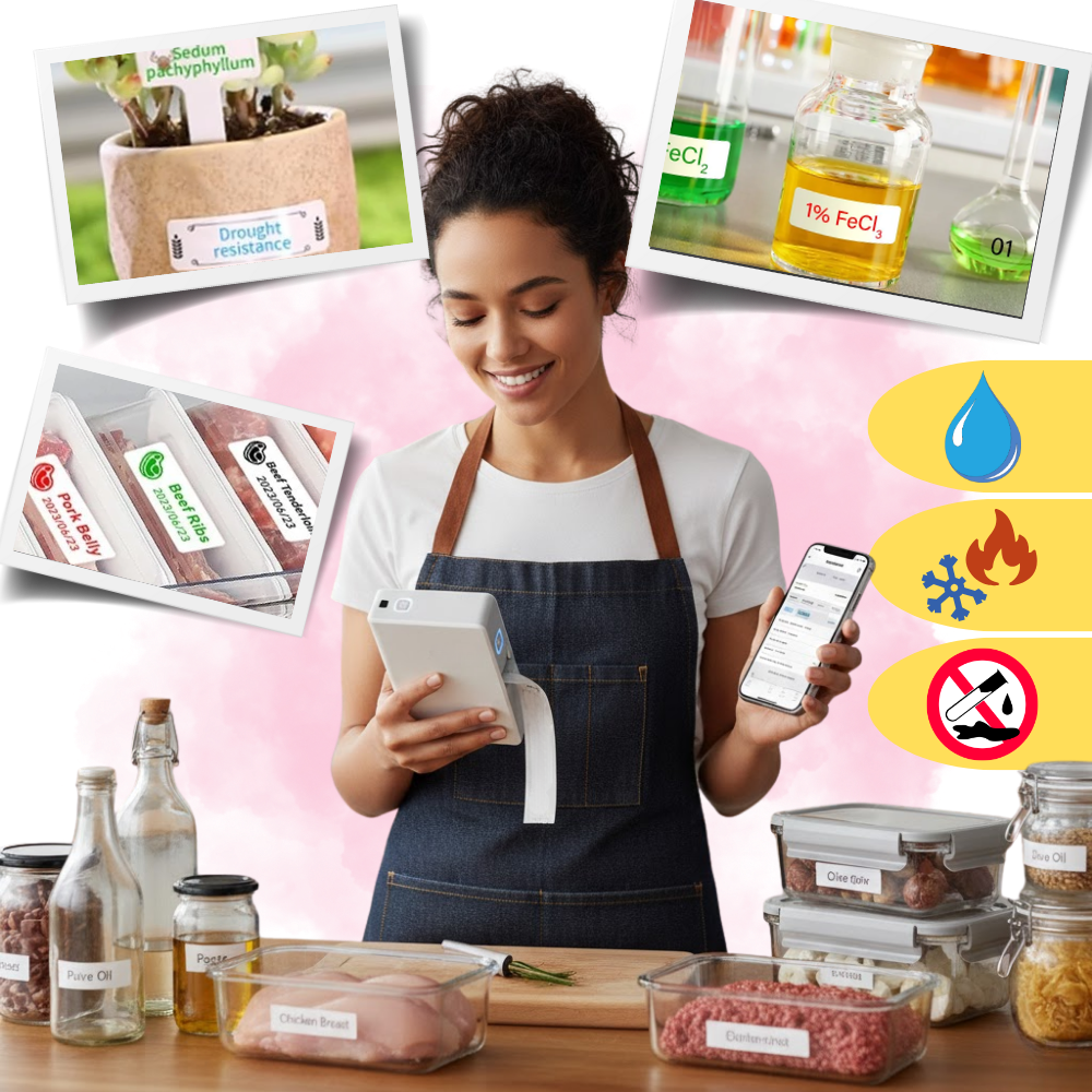 Bärbar termoetikettskrivare - Ozerty