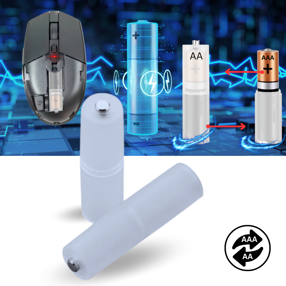 Universal AAA- till AA-batterikonverterare - Ozerty