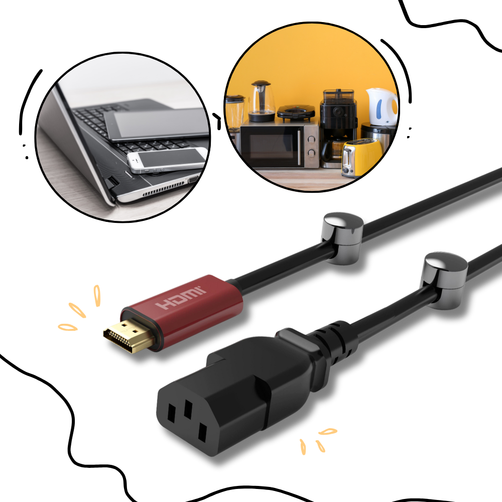Universell kabel-organisering för skivbord - Ozerty