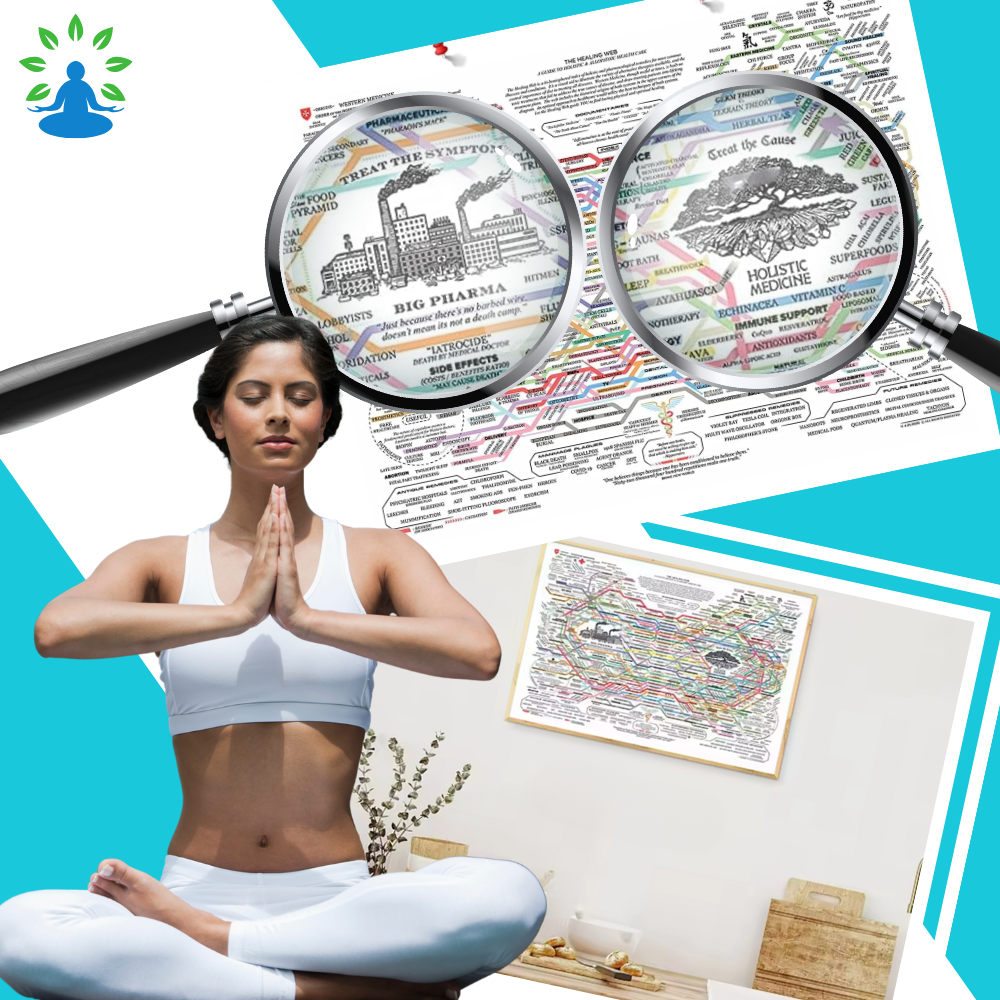 Helande Nätverket Komplett Naturläkemedelsaffisch - Ozerty