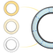 16 cm ring med LED-ljus och stativ - Ozerty