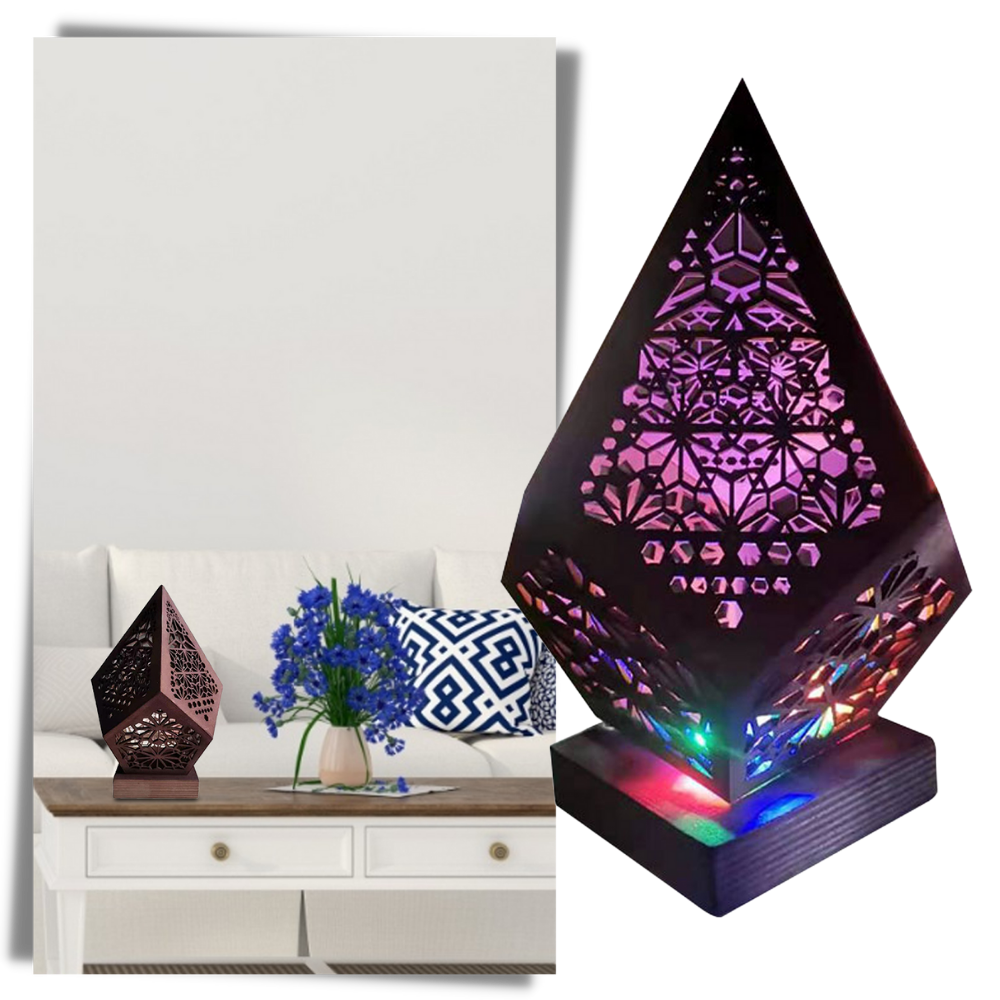 LED-golvlampa i bohemisk stil - Ozerty