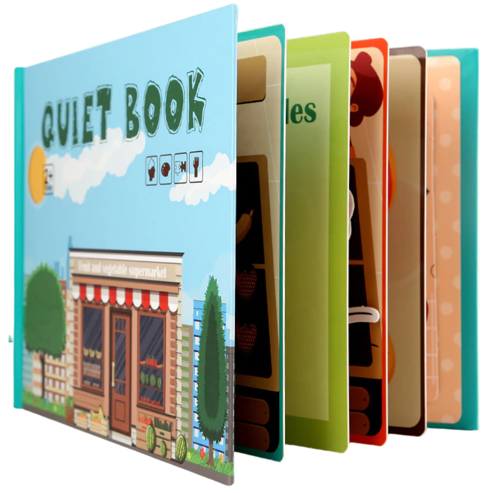 Montessori pedagogisk bok för barn -Grönsaker/   - Ozerty