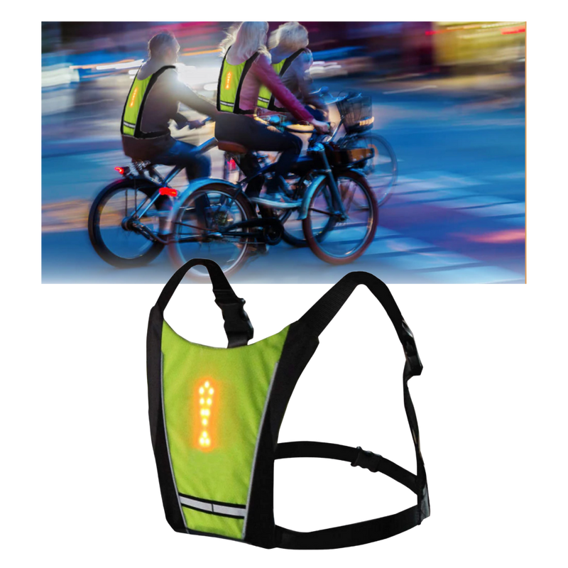 Reflekterande cykelväst med LED - Ozerty