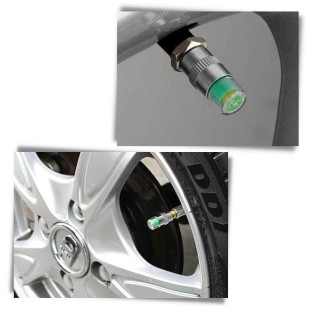 4 däcktryckssensorer för bilar - Ozerty