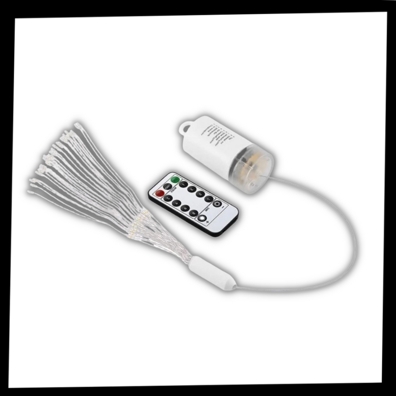 LED-garland av fyrverkerier - Ozerty