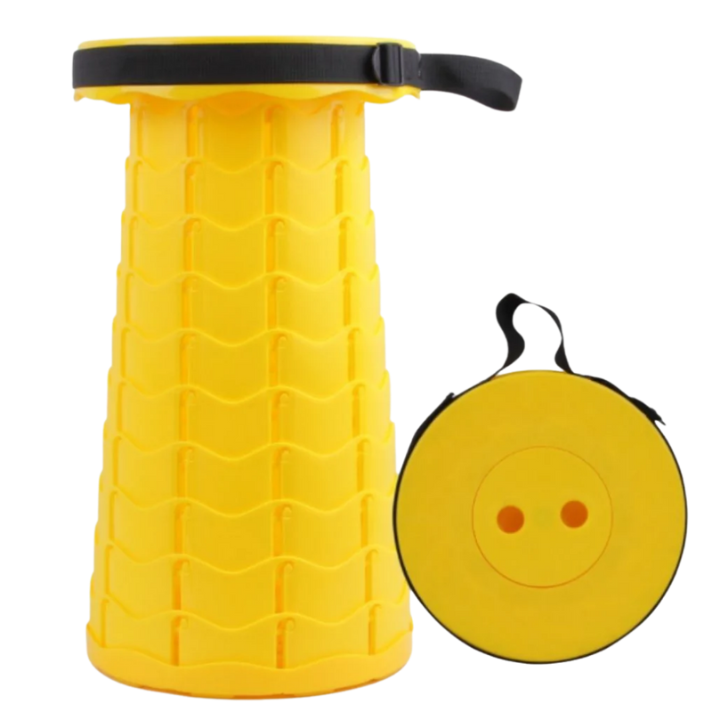 Bärbar utdragbar pall