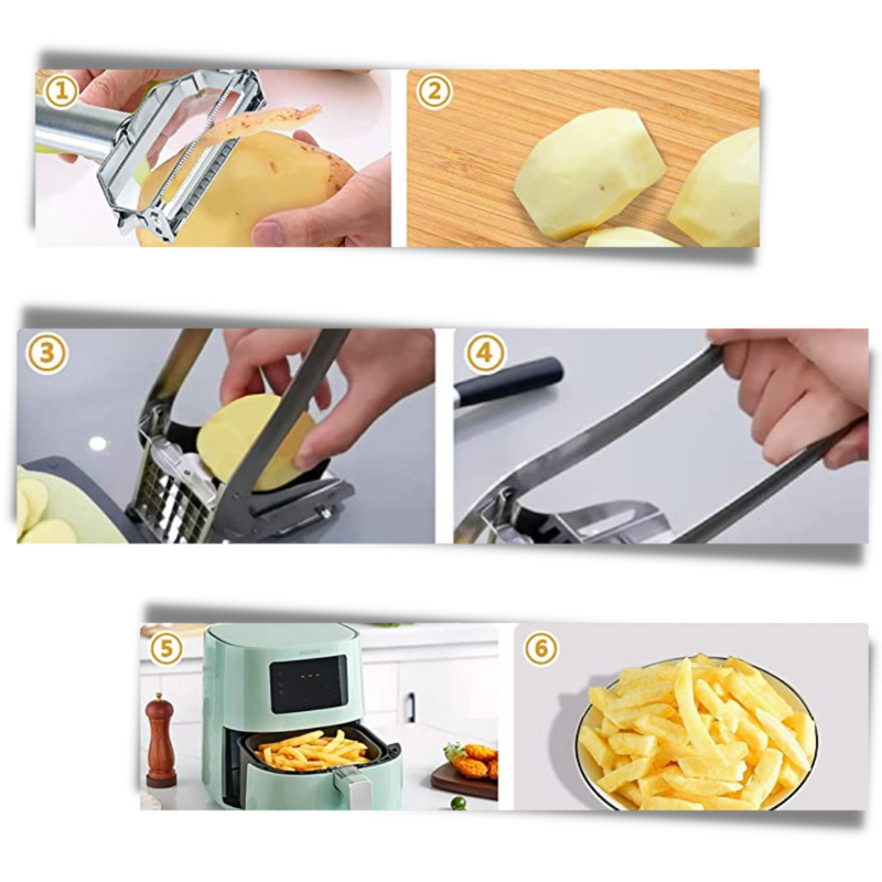 Skärmaskin för pommes frites - Ozerty