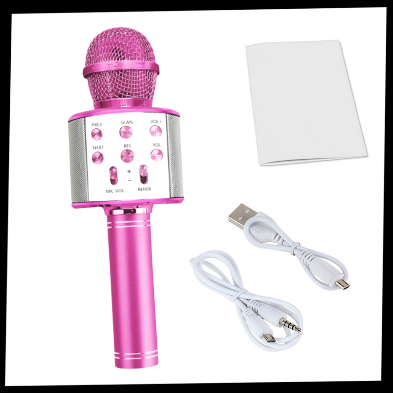 Trådlös Bluetooth-karaoke-mikrofon - Ozerty