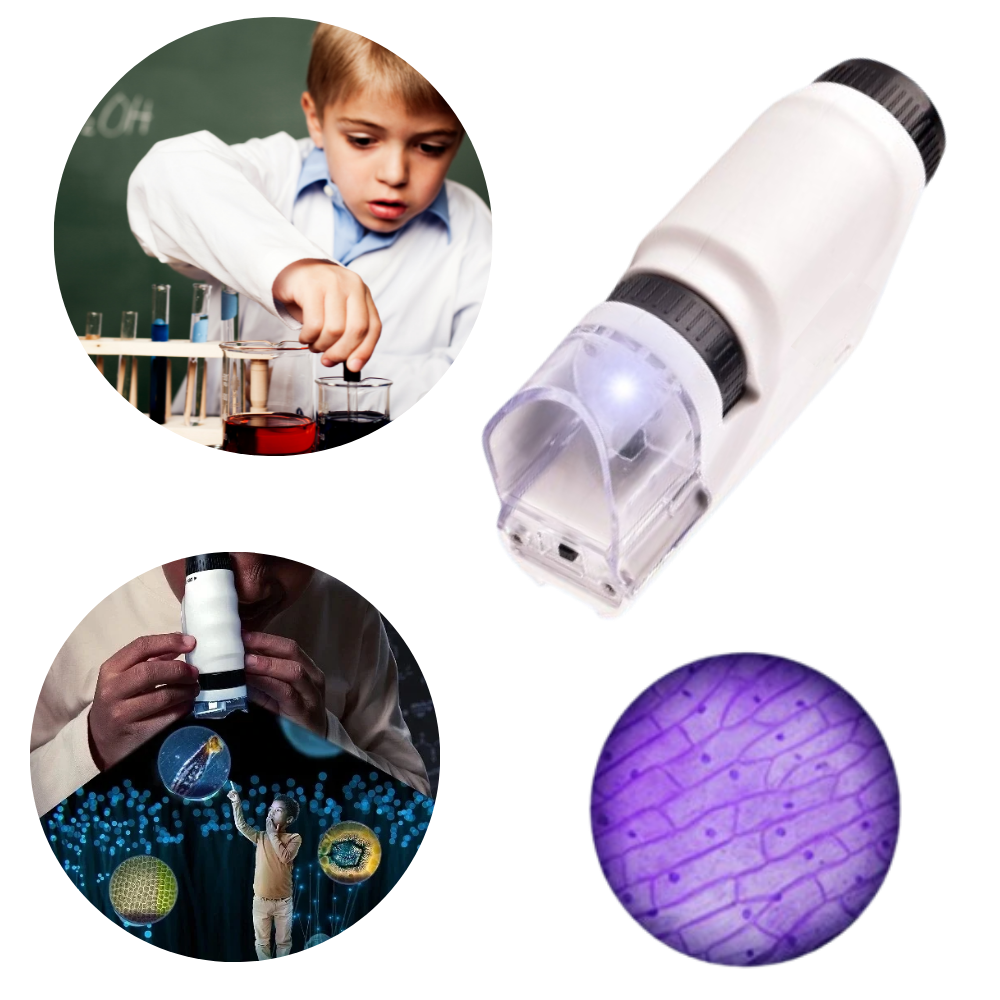 Handhållet mikroskop för barn - Ozerty