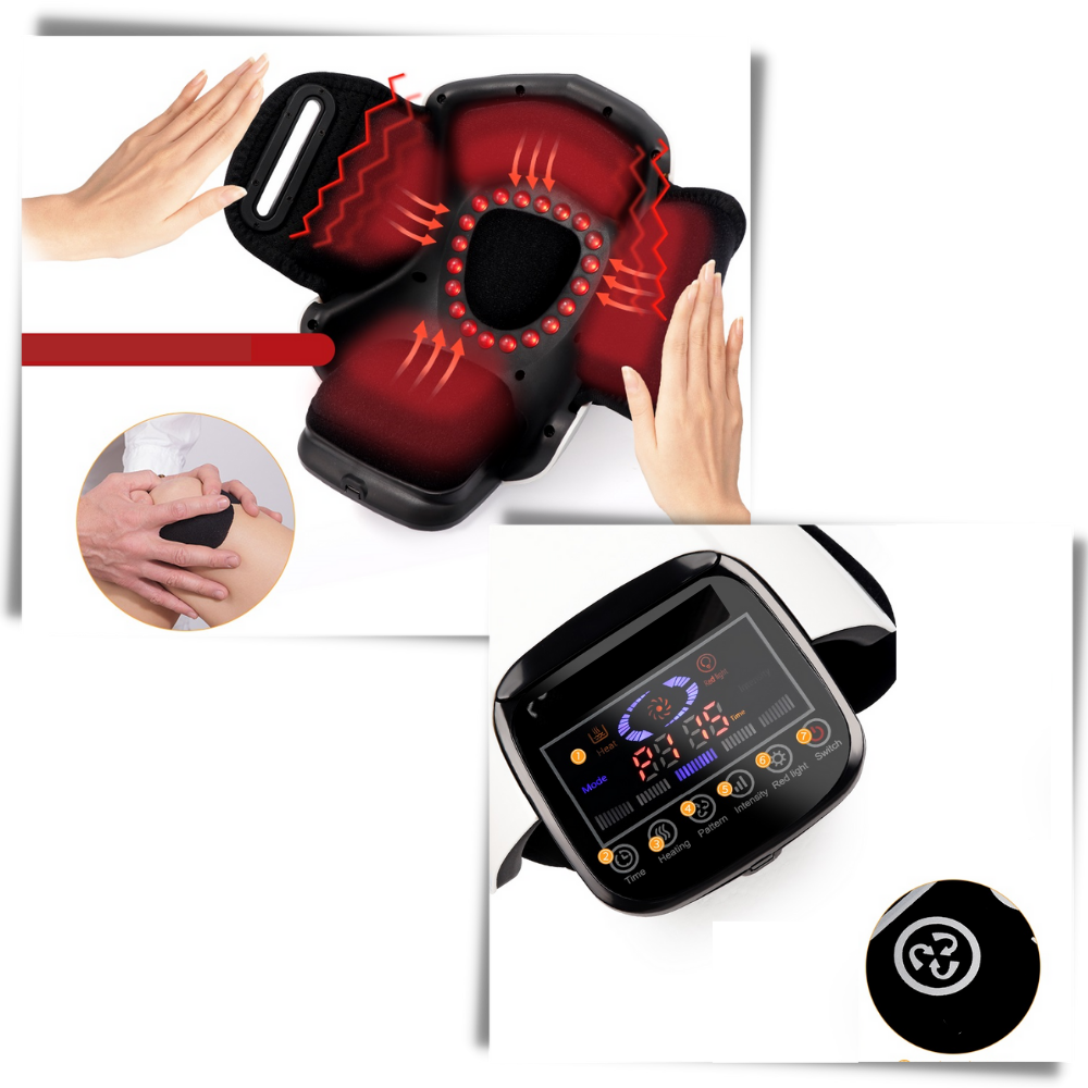 Elektrisk infraröd knä massageapparat - Ozerty
