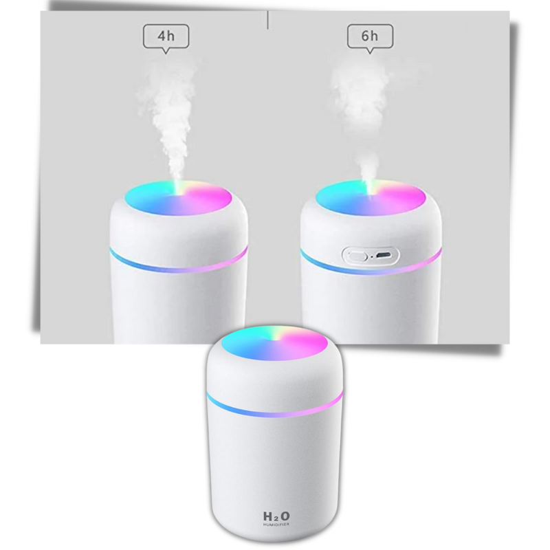 Mini luftfuktare och diffusor med aromaterapi - Ozerty