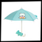 Mini paraply för telefon - Ozerty