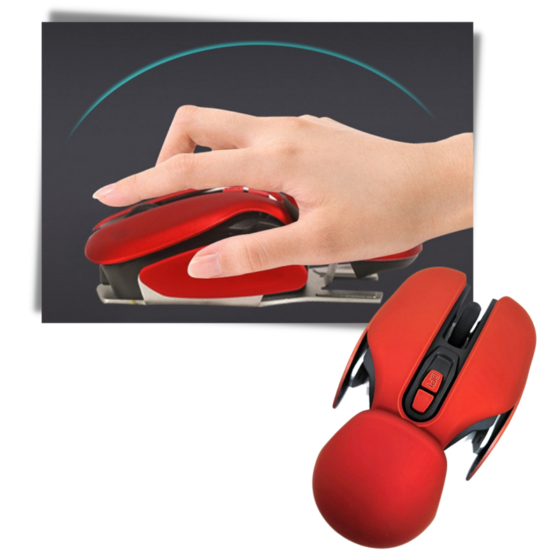 Trådlös ergonomisk spelmus - Ozerty