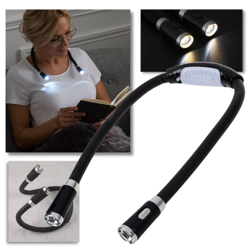 LED-läslampa för nacken - Ozerty