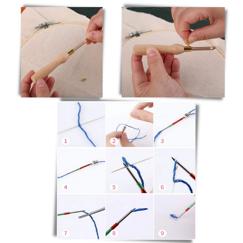 Kit med broderinålar - Ozerty