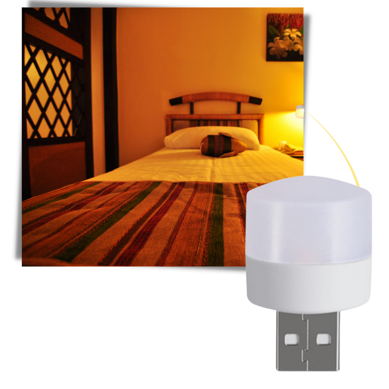 Mini USB LED-lampa - Ozerty