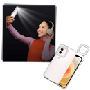 Telefonfodral med LED-ringljus - Ozerty