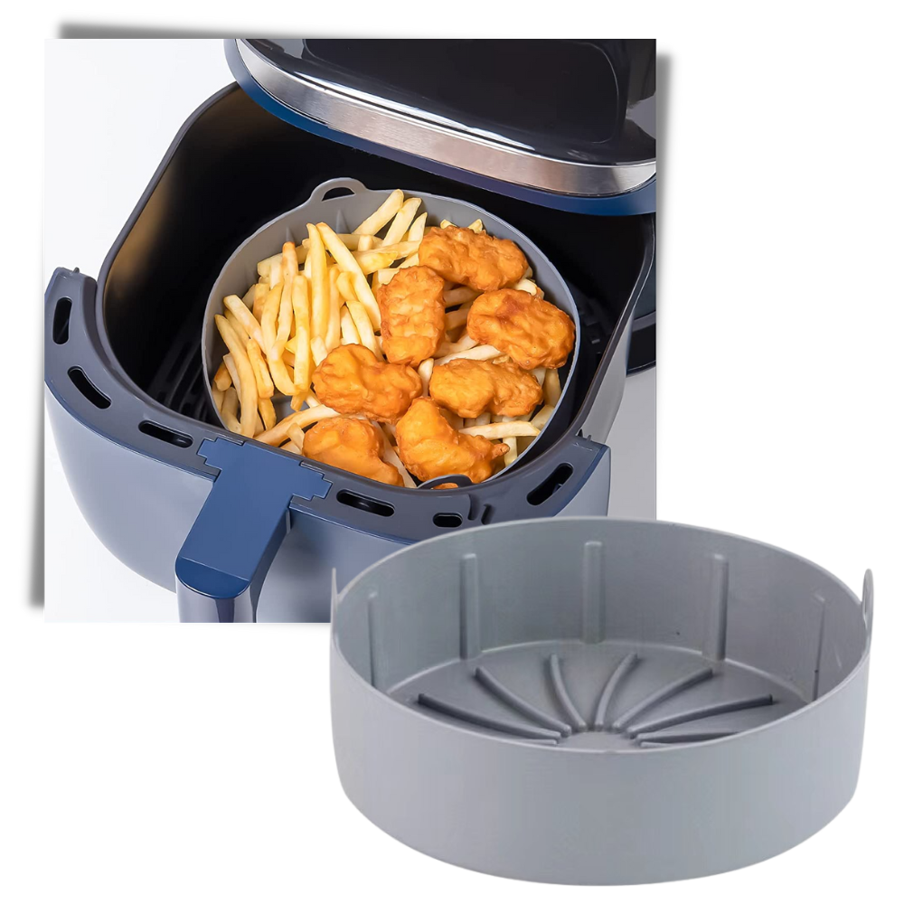 Återanvändbart underlägg av silikon för air fryer - Ozerty