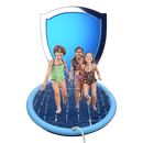 Pool med vattenspridare för husdjur och barn - Ozerty