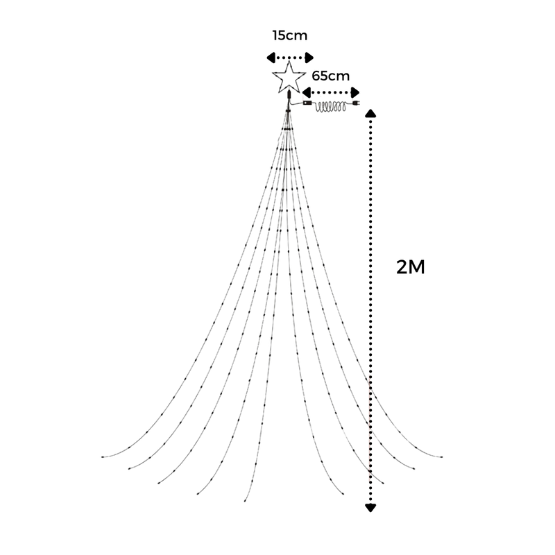 Julgransbelysning LED - Ozerty