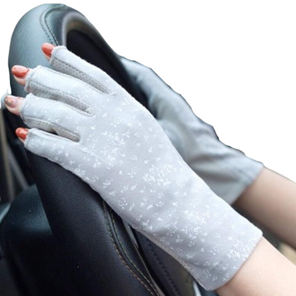 Sun Protection Cotton Gloves Cotton Summer Gloves for Women UV