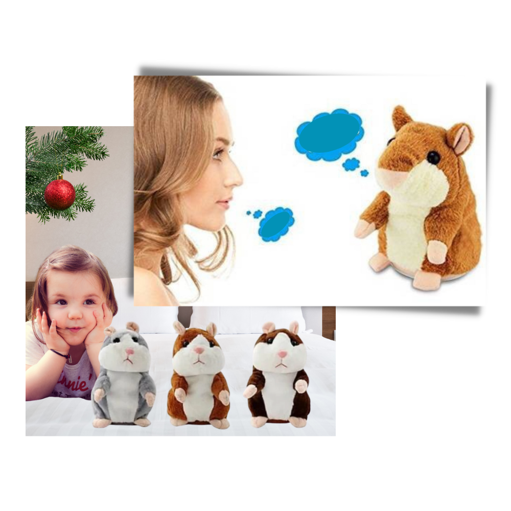 talking plush toy plush educational toy imitate voice hamster