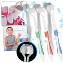 Tre-sidig tandborste för vuxna och barn - Ozerty
