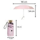 Mini paraply med UV-skydd - Ozerty
