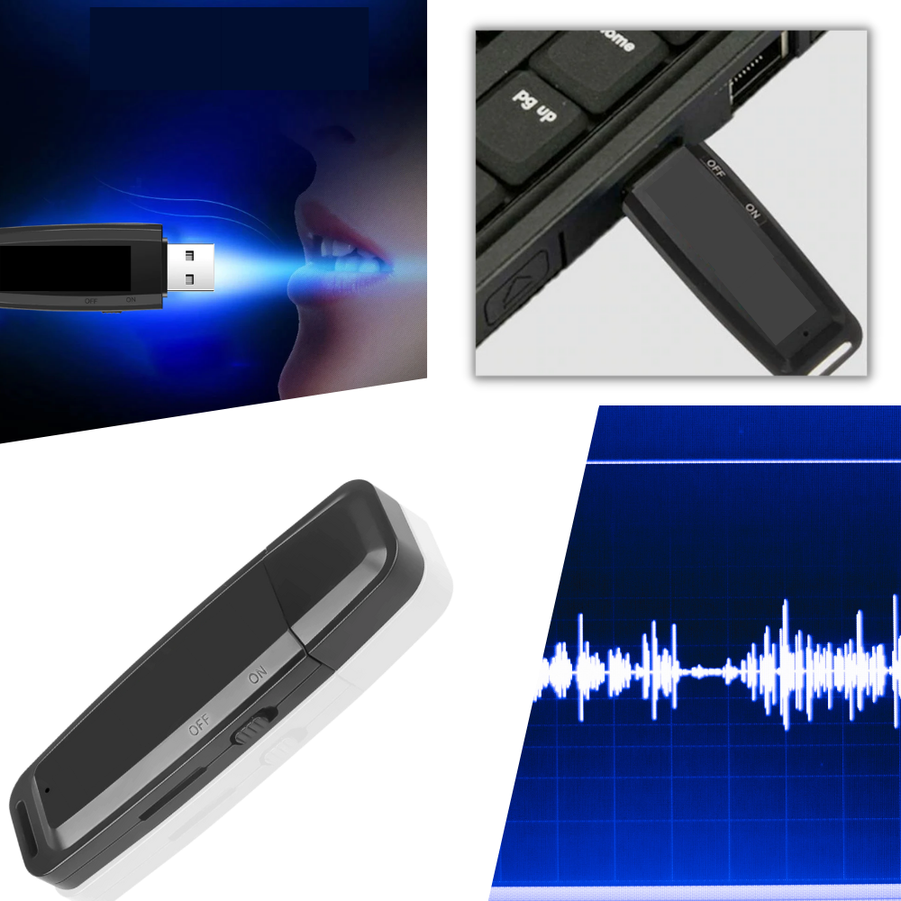 USB-röstinspelare - Ozerty