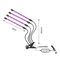 LED USB-växtbelysning för inomhusbruk 4-lampor - Ozerty