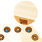 Interaktiv kattleksak i trä med 5 hål - Ozerty