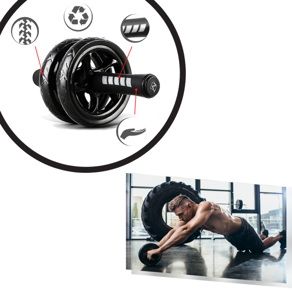 Ab roller with mat sale