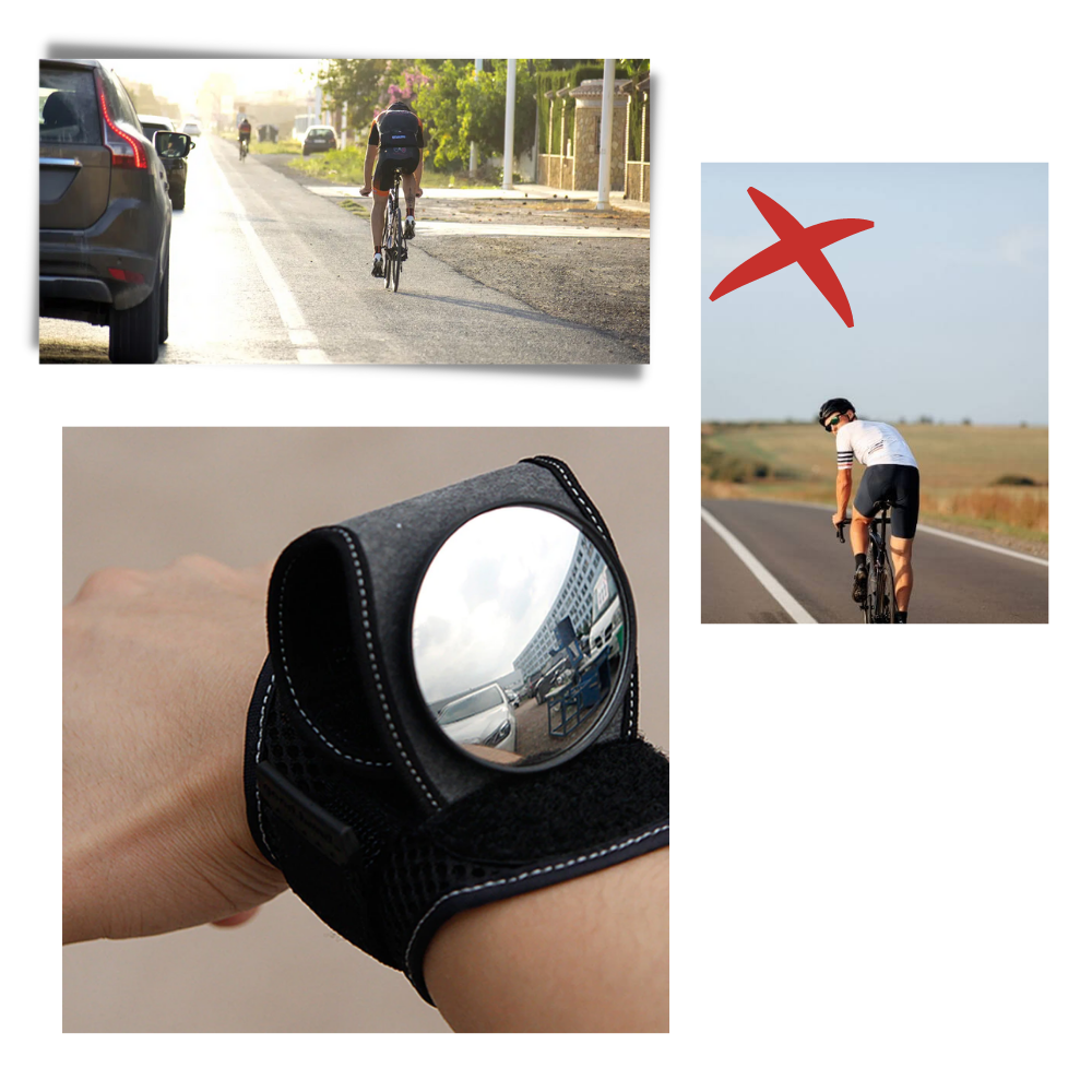 Backspegel på handled för cykling - Ozerty