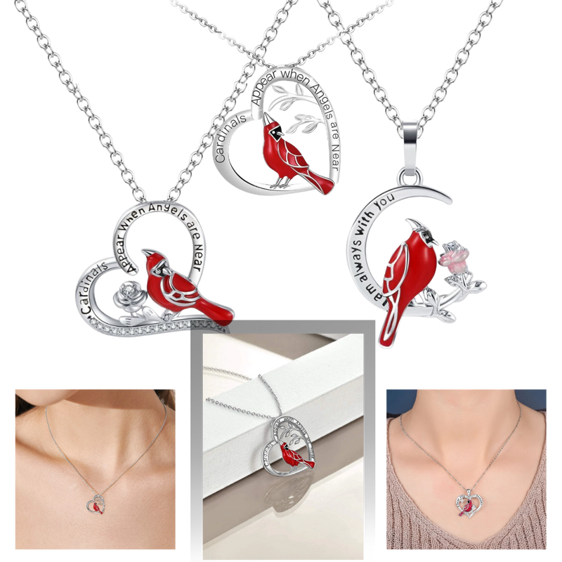 Halsband med kardinal  - Ozerty