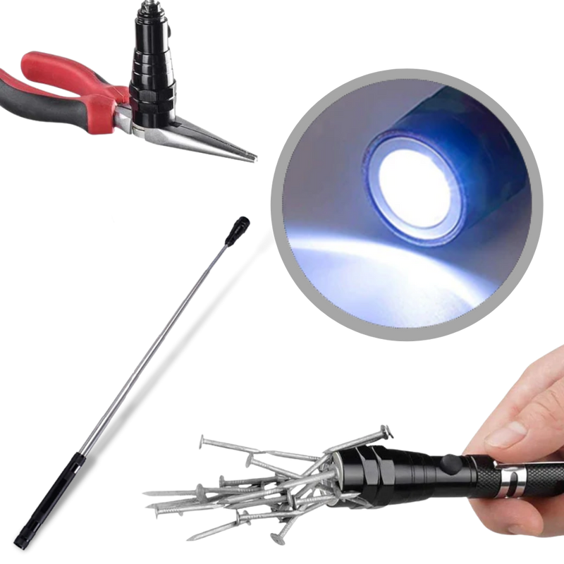Teleskopisk magnetisk LED-lampa - Ozerty