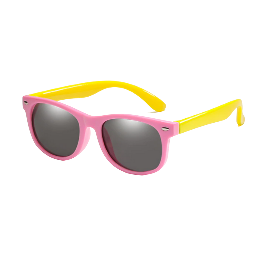 Flexible polarized sunglasses for children