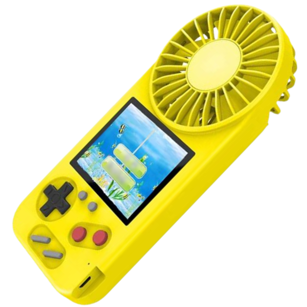 Handheld console with fan 