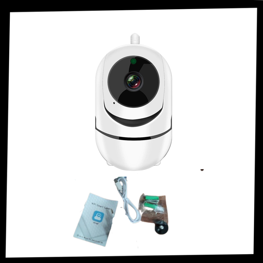 Trådlös HD-säkerhetskamera med ljud- och rörelsedetektering - Ozerty