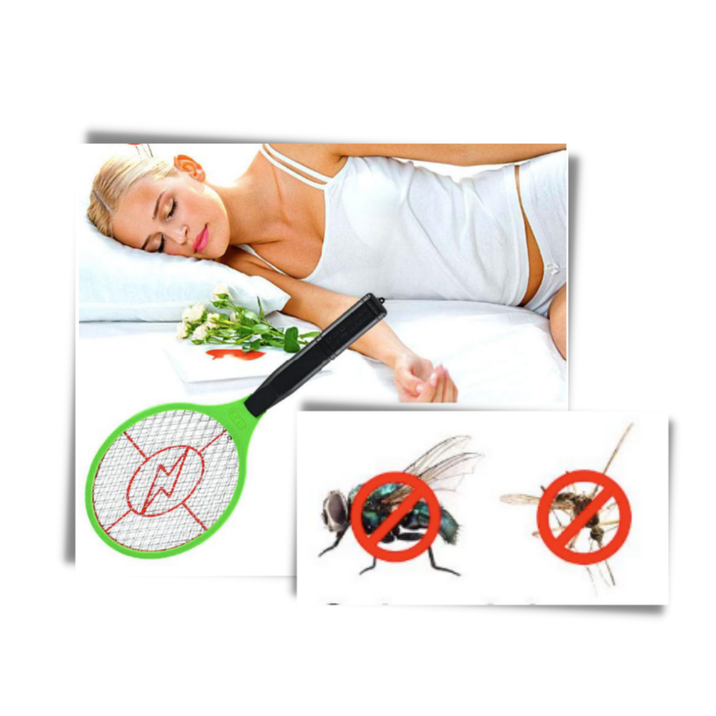 Elektrisk mygg- och flugsmällare - Ozerty