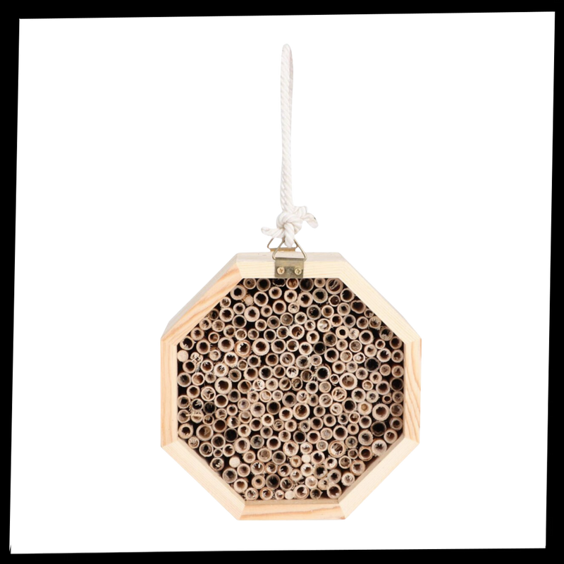 Hexagonalt bihus i trä - Ozerty