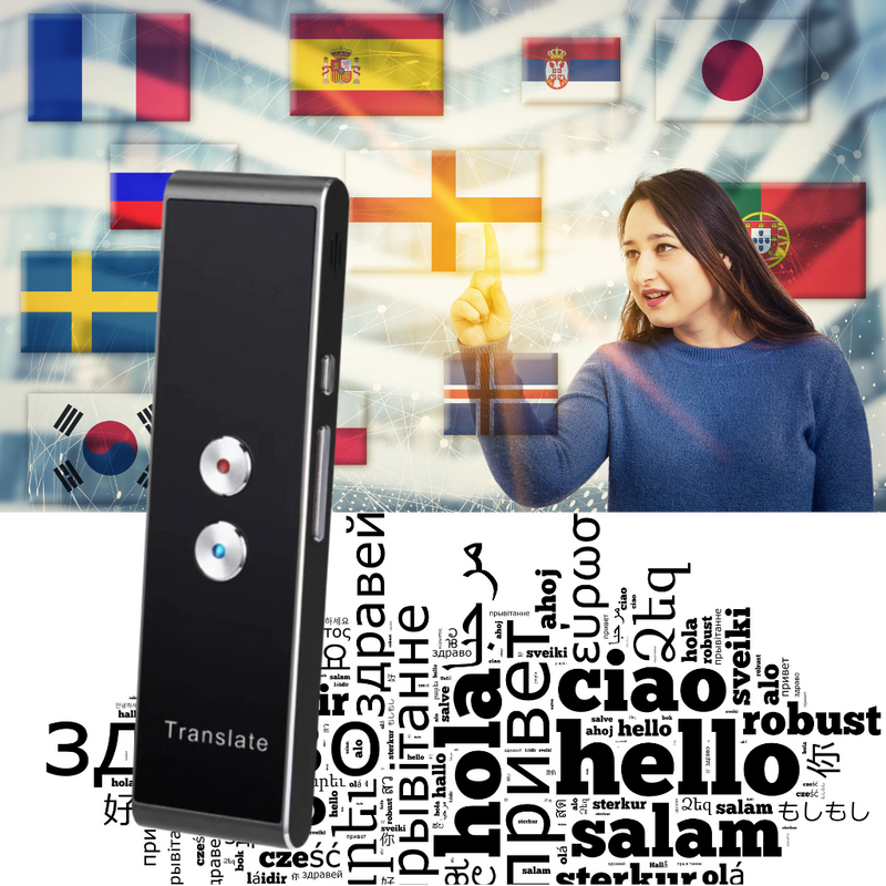 Direkt och bärbar översättare av språk - Ozerty