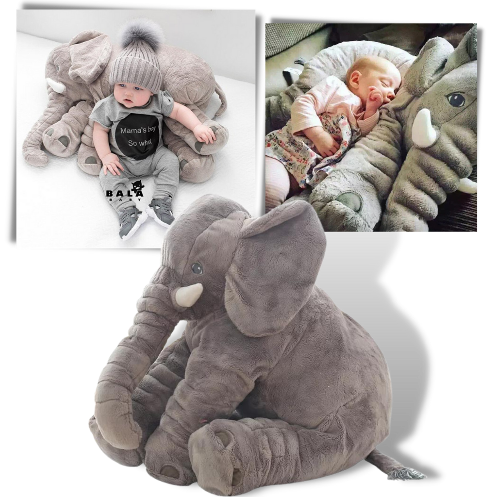 Stor baby elefant plyschie kudde - Ozerty