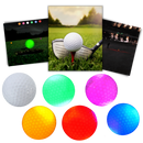 6 LED-lysande golfbollar - Ozerty